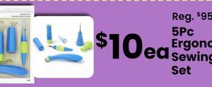 5Pc Ergonomic Sewing Tool Set