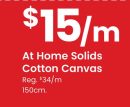 Home Solids Cotton Canvas