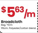 Broadcloth
