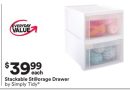 Stackable Storage Drawer by Simply Tidy
