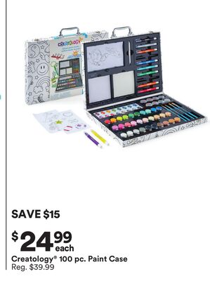 Creatology® 100 pc. Paint Case