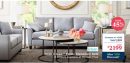 Noah iClean™ Fabric Stationary Sofa