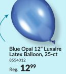 Luxaire Premium Round Latex Balloons for Birthday/Celebration Party Decor, Assorted Colours, 12-in, 25-pk
