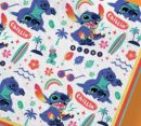 Stitch Square Stitch Square Paper Disposable Lunch Napkins, Multi-Colour, 6.5-in, 16-pk, for Birthday Party