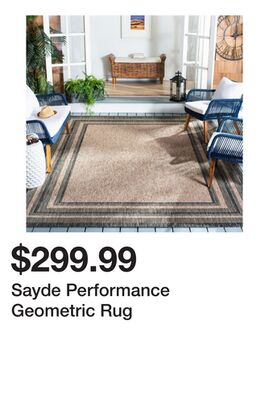 Sayde Performance Geometric Rug