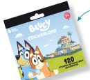 Disney Bluey Mini Stickerland Sticker Pack, Multi-Coloured, 6 Sheets, 120-pk, for Arts & Crafts/Birthday Favour