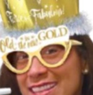 Golden Age "Aged to Perfection" Crown Tiara, Button and Horn Kit, Gold/White, One Size, 3-pk, Wearable Accessories for Birthdays