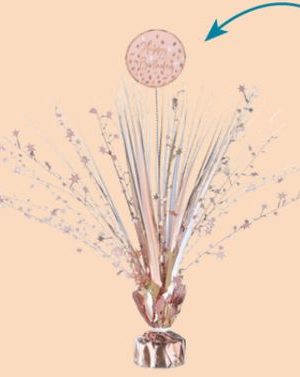Blush Happy Birthday Spray Centerpiece