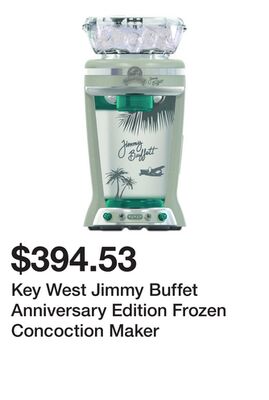 Key West Jimmy Buffet Anniversary Edition Frozen Concoction Maker