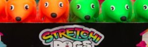 Stretchi Neon Stress Dog, Multi-Coloured, Ages 6+, for Birthday/Party Favour