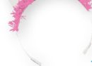 Cat Ears Tinsel Headbands, Pink/Silver, One Size, 8-pk, Wearable Accessories for Birthdays