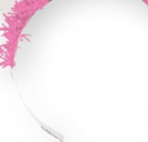Cat Ears Tinsel Headbands, Pink/Silver, One Size, 8-pk, Wearable Accessories for Birthdays