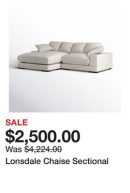 Lonsdale Chaise Sectional
