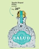Tequila-Shaped Pinata for Parties/Holiday Celebrations, 19.5-in