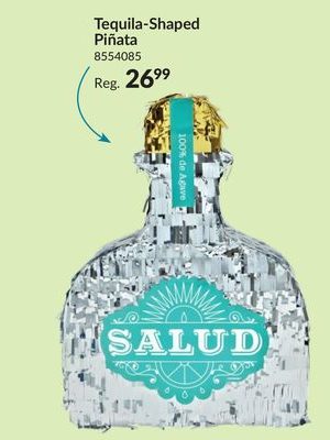 Tequila-Shaped Pinata for Parties/Holiday Celebrations, 19.5-in