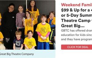$99 & Up for a 4 or 5-Day Summer Theatre Camp with Great Big Theatre Company