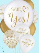 'I Said Yes' Balloons, 15-ct
