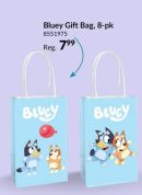 Bluey Gift Bag, 8-pk