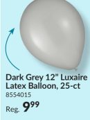 Luxaire Premium Round Latex Balloons for Birthday/Celebration Party Decor, Assorted Colours, 12-in, 25-pk