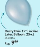 Luxaire Premium Round Latex Balloons for Birthday/Celebration Party Decor, Assorted Colours, 12-in, 25-pk