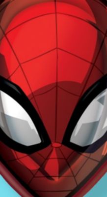 Disney Marvel Spider-Man Paper Disposable Dessert Plates, Red/Black, 7-in, 8-pk, for Birthday Party