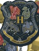 Harry Potter "Hogwarts" House Logo/Star/Square Satin Foil Balloon Bouquet, Black/Gold, 5-pk, Helium Inflation & Ribbon Included for Birthday Party