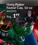 Harry Potter Gryffindor/ Hufflepuff /Ravenclaw/Slytherin Plastic Reusable Favour Cup, Black, 16-oz, for Birthday Party