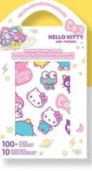 Hello Kitty Sticker Variety Pack, Multi-Coloured, 10 Sheets, 110-pk, for Arts & Crafts/Birthday Favour