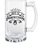 Better with Age "Aged to Perfection" Plastic Reusable Tankard Cup, Clear, 16-oz, for Birthday Party