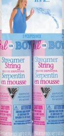 Silly Streamer String Decoration, Blue, 2-pk, for Gender Reveal