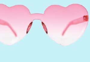 Heart Shape Sunglasses, 4-pk