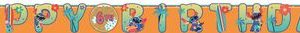 Stitch Jumbo Letter Banner Kit, Indoor Decoration for Birthday Party