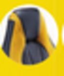 Zane Office Chair - Black, Yellow