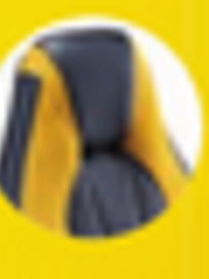 Zane Office Chair - Black, Yellow