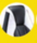 Zane Office Chair - Black, White
