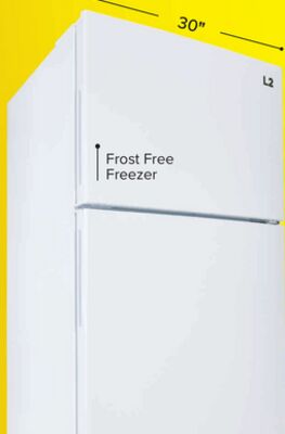L2 White Top-Freezer Refrigerator (18.0 cu. ft.) - LRT18S4AWWC