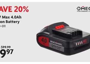 20V Max 4.0Ah Li-Ion Battery
