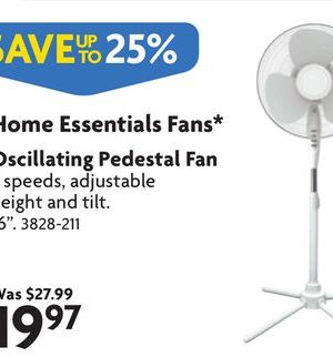 Oscillating Pedestal Fan