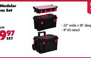 3-in-1 Modular Tool Box Set