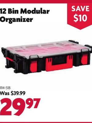 12 Bin Modular Organizer