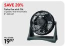 Turbo Fan with Tilt