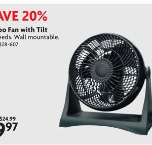 Turbo Fan with Tilt