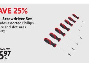7 Pc. Screwdriver Set